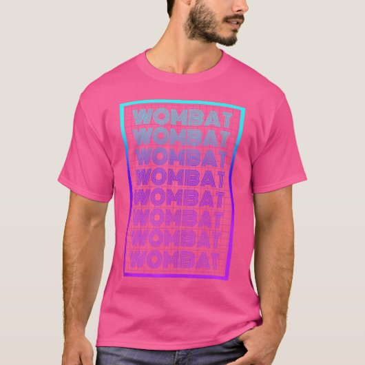ウォンバット70'Sウォンバット Tシャツ (正面)
