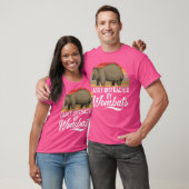ウォンバットAnimによって容易に気を散らす有袋哺乳動物 Tシャツ (ユニセックス)