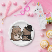 ウォンバ結婚ット ペーパープレート (パーティー)