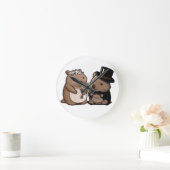 ウォンバ結婚ット ラウンド壁時計 (ホーム)