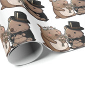 ウォンバ結婚ット ラッピングペーパー (ロールコーナー)