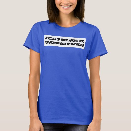 ウォンブに戻る – ウィメンズタンク Tシャツ (正面)