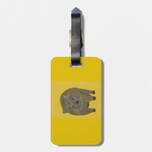 ウォンベイ ラゲッジタグ (裏面縦)