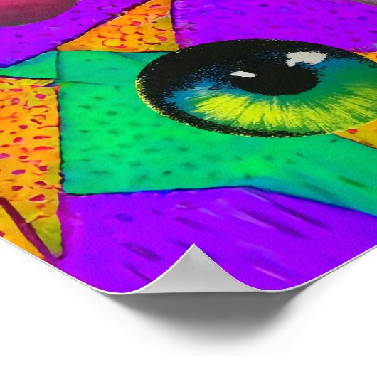 ウォンボと7つの致命的な目を見るゲージ超現実主義 ポスター (角)