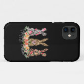 ウォンメンスハッピーイースターレオパードバニートリオ Case-Mate iPhoneケース (裏面(横))