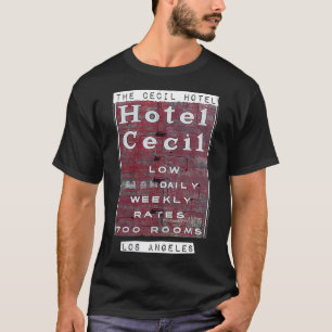 ウォンメンセシルホテルロサンゼルスホテルセシルサインVN Tシャツ