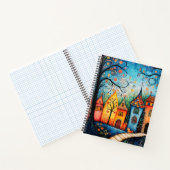 ウォーお洒落カラフルトカラーヴィレッジ ノートブック (内部)