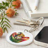 ウォーお洒落トカラーガーデン格言 キーホルダー (正面右)