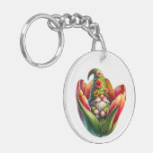 ウォーお洒落トカラーガーデン格言 キーホルダー (正面左)