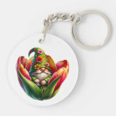 ウォーお洒落トカラーガーデン格言 キーホルダー (裏面)