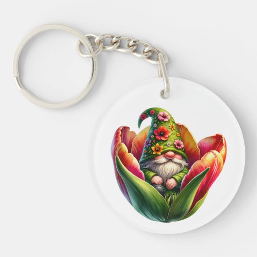 ウォーお洒落トカラーガーデン格言 キーホルダー (正面)