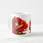 ウォーお洒落トカラーガーデン格言 コーヒーマグカップ (正面左)