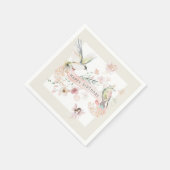 ウォーお洒落トカラーフェアリーハッピーバースデー スタンダードカクテルナプキン (角)