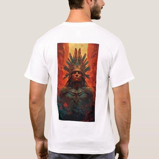 ウォーアステカラ – クールカルチャーTシャツ Tシャツ (裏面)