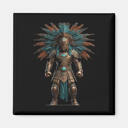 ウォーアステカリアメキシコボクシングプライド マグネット (正面)