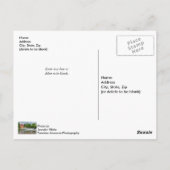 ウォーイーグルミルおよびウォー空白のルポストカード ポストカード (裏面)