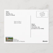 ウォーイーグルミルと考えウォーターフォール ポストカード (裏面)