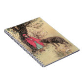 ウォーウィック・グローブによるヴィンテージの赤ずきん ノートブック (右側)