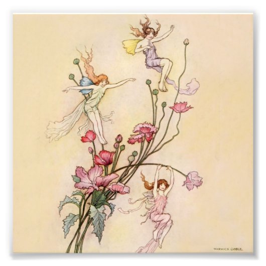 ウォーウィック・ゴーブルによる「Three Spirits Mad With Joy」 フォトプリント (正面)