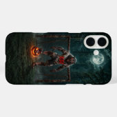 ウォーウルフサッカー選手ハロウィーン ホラーアート Case-Mate iPhoneケース (裏面 (横))
