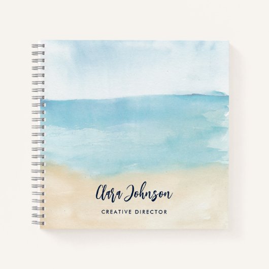 ウォーエレガントグラデーションタモダンー先生 ノートブック (正面)