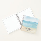 ウォーエレガントグラデーションタモダンー先生 ノートブック (内部)