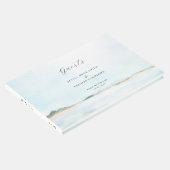 ウォーエレガントターカラーオーシャン結婚フロントズゲストブック ゲストブック (コーナー)