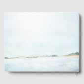 ウォーエレガントターカラーオーシャン結婚フロントズゲストブック ゲストブック (裏面)