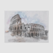 ウォーエレガントターカラーコロシアムローマイ芸術的タリア 薄葉紙 (正面)