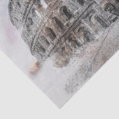 ウォーエレガントターカラーコロシアムローマイ芸術的タリア 薄葉紙 (詳細)