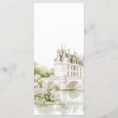 ウォーエレガントターカラーマナー庭園の結婚式 メニュー (裏面)