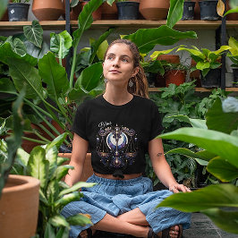 ウォーエレガントターカラーリブラ〔占星術の〕十二宮図カスタム Tシャツ