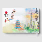 ウォーエレガントターカラーヴェニューイラストレーション結婚ズ ゲストブック (裏面)