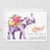 ウォーエレガントトカラーディワリフェスティバル招待状 (正面)