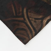 ウォーカラフルアステカラープリンセス毛布 フリースブランケット (角)