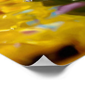 ウォーカラフルズ抽象芸術撮影 ポスター (角)