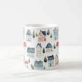 ウォーカラフルターカラーハウス引っ越し祝いパーティー コーヒーマグカップ (中央)
