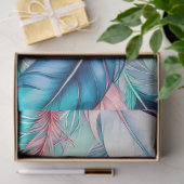 ウォーカラフルターカラーフェザーアートティッシュペーパー 薄葉紙 (ギフト)