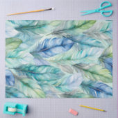 ウォーカラフルターカラーフェザーアートティッシュペーパー 薄葉紙 (クラフト)