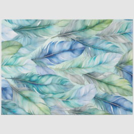 ウォーカラフルターカラーフェザーアートティッシュペーパー 薄葉紙