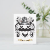 ウォーカー家紋（コートオブアームズ） ポストカード (スタンド正面)