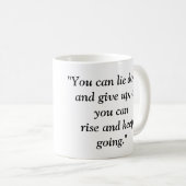 ウォーカー引用文- Guts & Glory Mug コーヒーマグカップ (正面右)