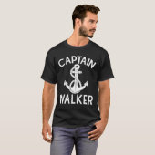 ウォーカー船長 船舶 ヨット ボート アンカー Tシャツ (正面フル)