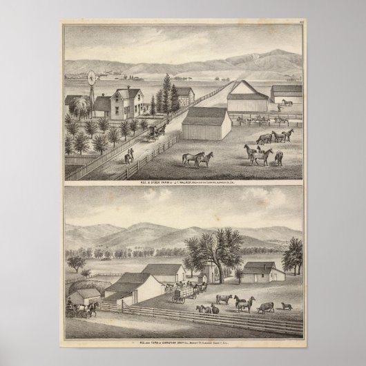 ウォーカー、ニットルレジデンス、農場 ポスター (正面)