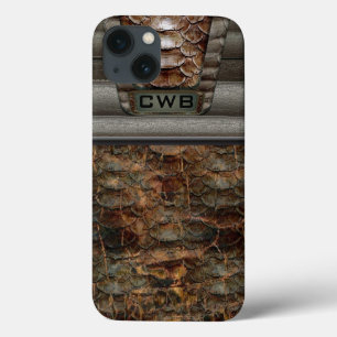 ウォーカー・ハイカーカッコいい・モノグラム iPhone 13ケース
