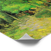 ウォーカー・ヴァン・ゴッホとアルル公園の道 ポスター (角)