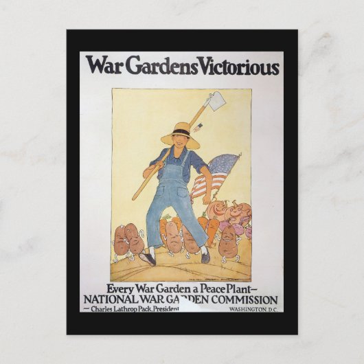 ウォーガーデン第二次世界大戦 ポストカード (正面)