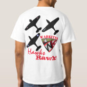 ウォーキットホークス川!Tシャツ Tシャツ (裏面)