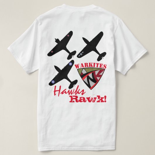 ウォーキットホークス川!Tシャツ Tシャツ (デザイン裏面)