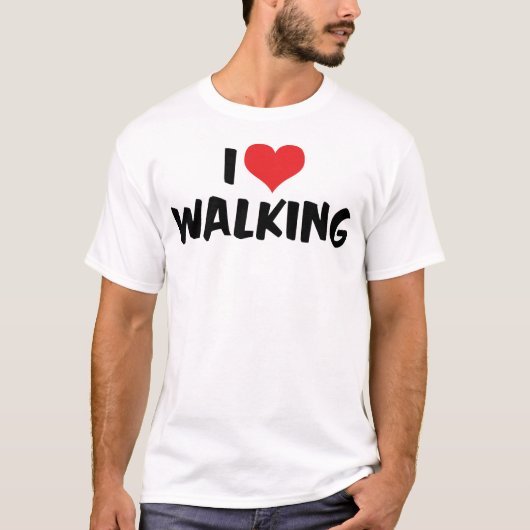 ウォーキングが好きな人向けTシャツ Tシャツ (正面)